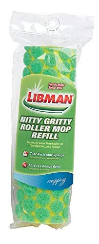 Libman Nitty Gritty Roller Mop With 2 Extra Mop Head Refill #TOP4