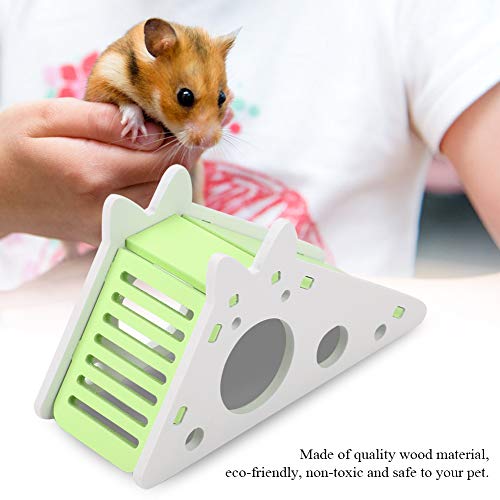 Houten Hamsterhuis Huisdier Montage Rust Nest Met Traplopen Huisdier Oefening Speelspeelgoed - Image 5