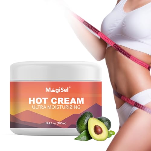 Crema reductora abdomen, Hot Cream, Crema anticelulitica, 100ml, crema Reductora Extrema, Potenciador de Entrenamiento para Moldear Cintura, Abdomen y Gluteos, Óptimo Zonas Rebeldes