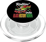 Photo Gallery pattino a rotelle divertente rollin into black history month popsockets popgrip per magsafe Photo Gallery pattino a rotelle divertente rollin into black history month popsockets popgrip per magsafe