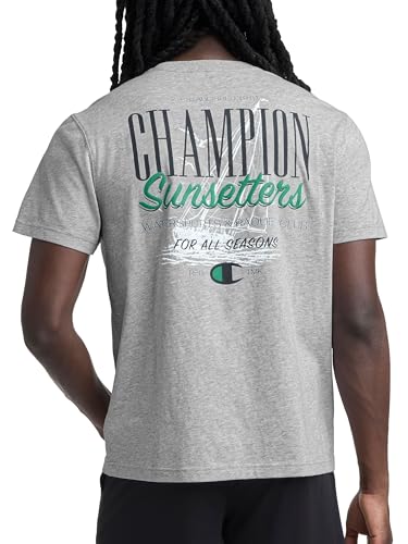 Image of Champion Men's Classic Graphic Short Sleeve T-Shirt, Standard Fit, Champion Club Graphics