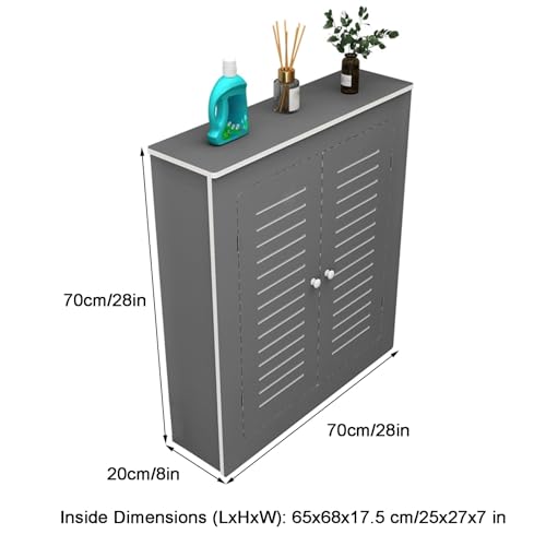 Cache-radiateur 2 portes ventilées pour optimiser les petits espaces de couloir