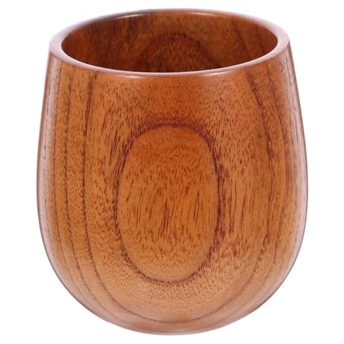 YARDWE 酸?木製木製マグカップ ワイン ビール対応 保温性あり アウトドア オフィス用風コップ