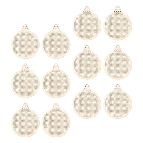 Jetons à broder soi-même POPETPOP : brodez vos traditions avec nos pendentifs en bois de Noël
