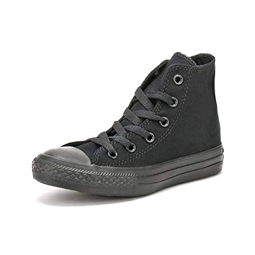Converse Kids Chuck Taylor All Star Sp Hi Black Monochrome Canvas Trainers