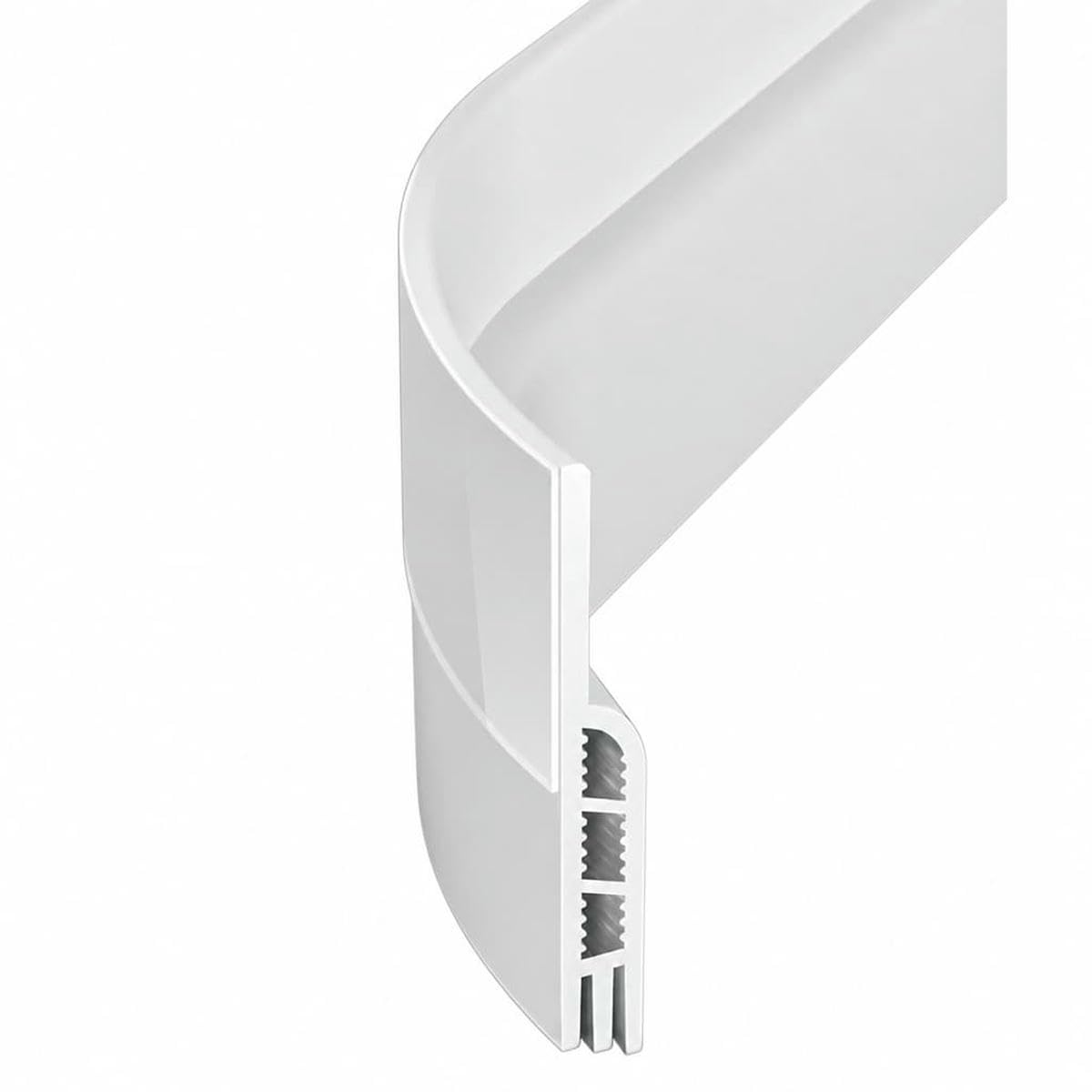 Tbskuy White Door Draft Stopper Under Door Draft Blocker Insulator Door Sweep Weather Stripping Noise Stopper Strong Adhesive