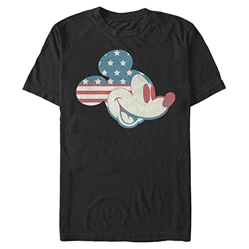T-Shirt Mickey Disney Americana Homme Fini les Hauts Ternes Adoptez le Look Vintage