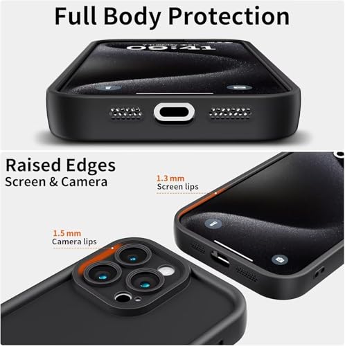 Image of Scalebee Back Cover Case for Apple iPhone 16 Pro Max, Black