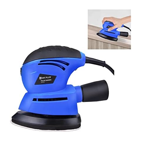 Sander 21V, 190W, Applicable Paper Size: 125 mm, 8 Holes, Orbital Diameter 2.8 mm, Sands Per Minute: 14000/19000/22000 SPM, Finishing Sander Power Tool for Home Decoration, DIY Cover