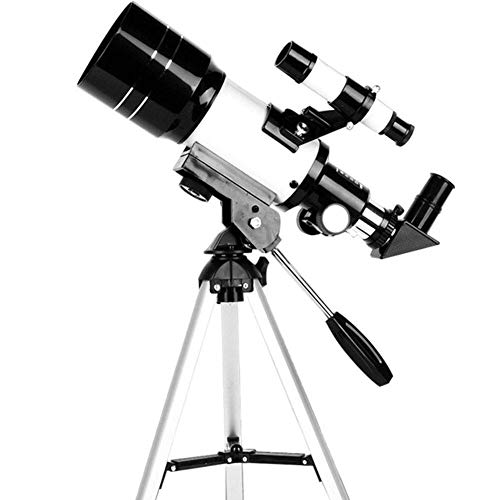 Telescopio refractor astronómico 70mm con trípode y soporte para celular miniatura 4
