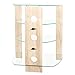 RFIVER Mueble HiFi Mesa TV Madera con 4 Estante para Equipos de...