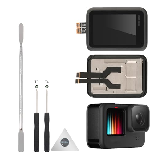 YWLRONG Écran LCD de remplacement pour Hero 9/10/11 pour GoPro Hero 9/10/11 Action Camera Digitizer Assemblée avec outils