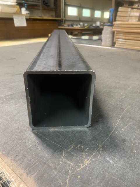 1/8" Wall (0.125") x 3" x 3" Steel Square Tube, A-500 Grade B Steel Tubing (12)