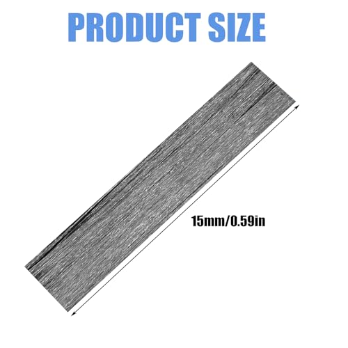 DIFLAX Composite Carbon Fasern Forged Carbon 15mm Fibre Flakes Chopped Carbon Fiber Geschnittene Carbonfaser Einzigartige Optik Besonderes Design, Gewicht 100g