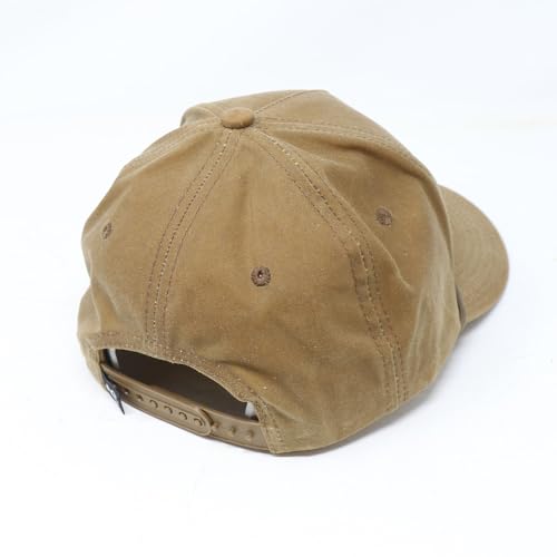 Image of Adjustable Snapback Western Hat (US, Alpha, One Size, Khaki, Waxed Canvas)