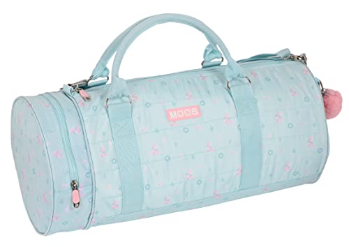 MOOS Moos-M621 Bolsa de Deporte Infantil, Mochila, Ideal para Niños de Diferentes Edades, Cómoda y Versátil, Calidad y Resistencia, 54x24x24, Color Azul Turquesa, Estándar (SAFTA M621)