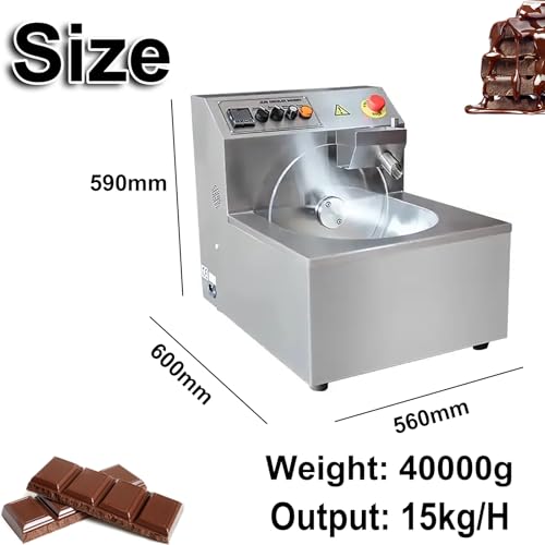 Máquina Comercial para Fundir Chocolate 1000W Acero Inoxidable miniatura 6
