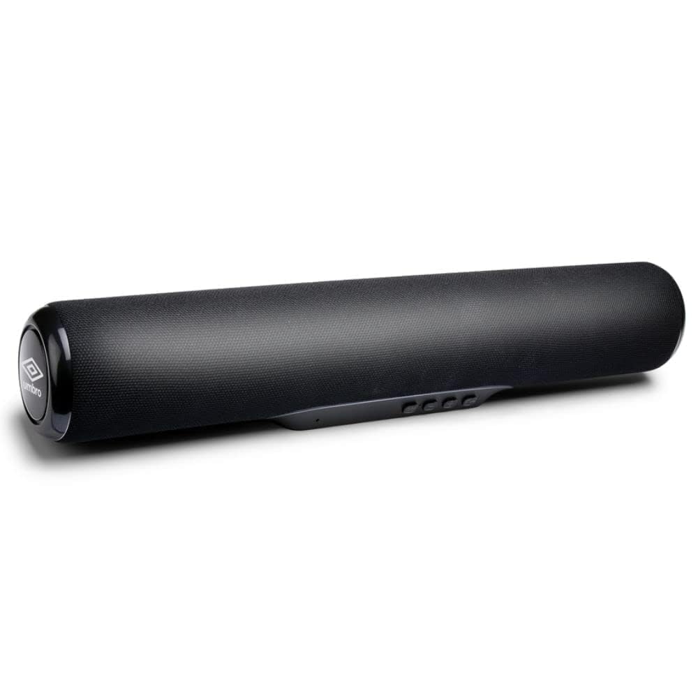 UMBRO Altavoz Bluetooth inalámbrico con Radio Negro – Función de Carga – Múltiples Salidas de Audio: Tarjeta SD, Memoria USB, AUX – Negro
