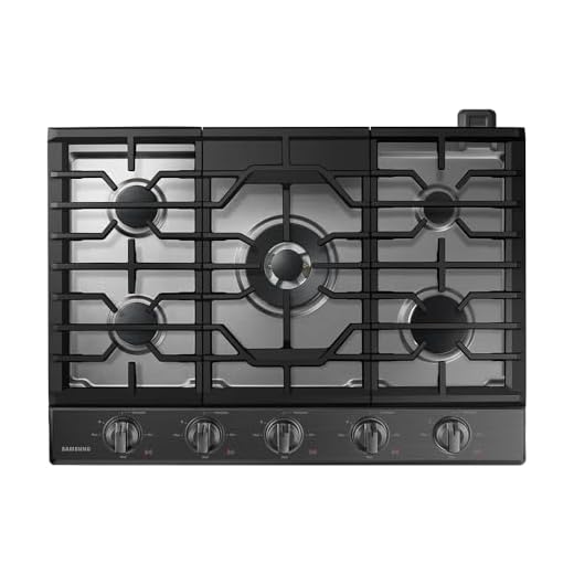 Cooktop Samsung Black Inox 5 Queimadores com Wi-fi e Queimador Duplo
