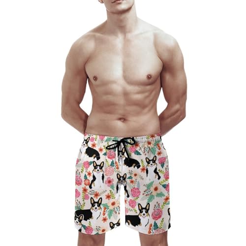 Men's Swim Trunks Brraaap Dirt Bike Motocross Beach Shorts with Pockets Mesh Lining Swimwear Bathing Quick Suits2