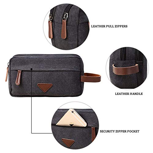 Borsa da Toilette da Uomo, Pochette, Kit da Toilette, Organizer cosmetico in Tela, Impermeabile, da Viaggio, Scatola per Il Trucco da Donna, Astuccio per Il Trucco da Donna