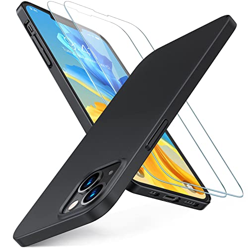 TORRAS Magnetic Slim-Fit for iPhone Case, Ultra-Thin Phone Case Compatible with MagSafe, Light Anti-Scratch Matte Hard PC Bayer OriginFit, Black Bronze