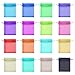 yueton 100 Pieces Assorted Color Organza Drawstring Pouches Candy Jewelry Party Wedding Favor Present Bags 3-1/2W 4-1/2L Inch