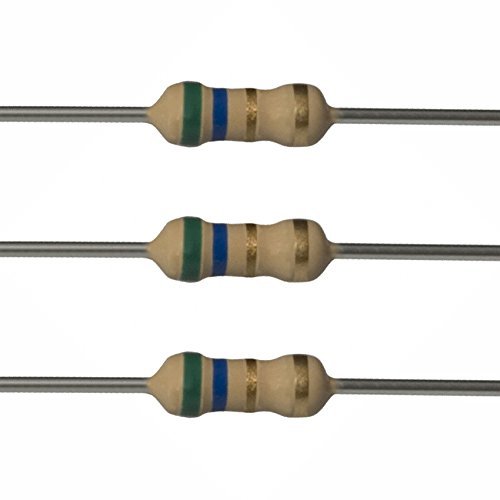 ILELEC - 5.6K ohm Resistor (100pcs) 1/4w (0.25Watt) ±1% Tolerance Metal Film Fixed Resistor