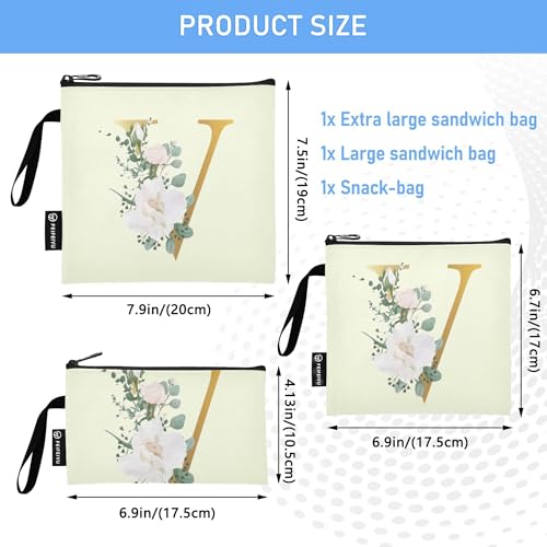 Bolsas reutilizables para snacks 3 unidades miniatura 3