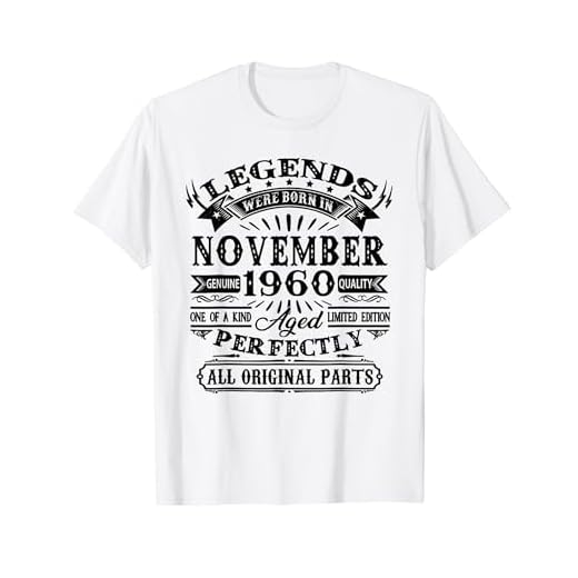 Regalo 64 Años Cumpleaños Las Leyendas Nacen Noviembre 1960 Camiseta