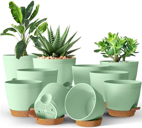 Utopia Home Self Watering Pots for Indoor Plants, Planters for In...
