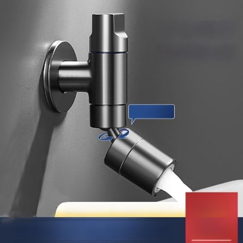 Robinet de piscine gris argenté compact pour sous-sol et garage - 7