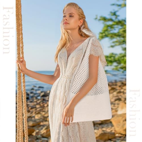 Bolso Tote de Crochet Sightor para Playa y Verano miniatura 3
