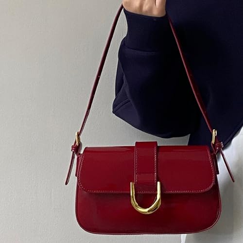 Image of Small Shoulder Bag for women,Crossbody Purses,Leather Tote Handbag Clutch Hobo Purse,with Zipper Closure for Women