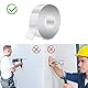 Gvolatee 5M Doppelseitiges Klebeband Extra Stark Transparent, Nano Tape Doppelseitig Klebestreifen Abwaschbar Ablösbar, Doppelklebeband Spurlos Wiederverwendbares für Teppich, Foto Wand, Auto