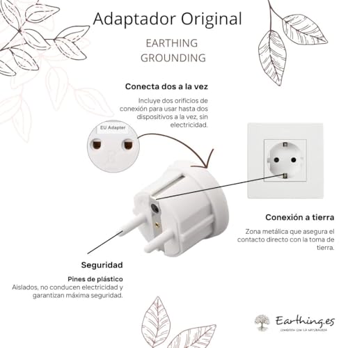 Miniatura 4 de Sábana Earthing Grounding De Algodón Orgánico Con Fibra De Plata Conexión A Tierra Con Cable Y Adaptador Reducción Del Estrés, Mejor Sueño Y Energía Renovada 150x200x30 Cm