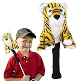 Novelty Club Headcover - Lustiger Fahrer Cover, Plüsch Animal Head Cover | Einzigartige Schutzangebote für Woods, Fairway und Fahrer, humorvolles Geschenk für Golfspieler und Sportfans