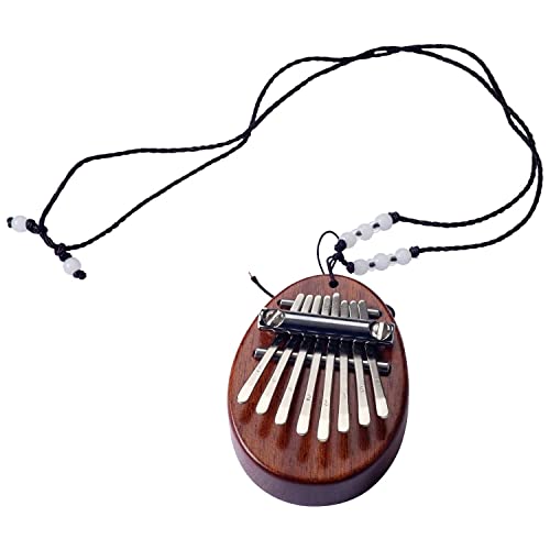Hosikugi K81 8 Key Mini Kalimba Thumb Piano Solid Wood Finger Piano Portable Marimba thumb #4
