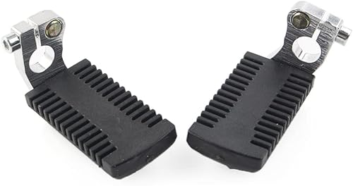 FSFY - Pinzas de pie negras para motocicleta, abrazaderas de pie para bicicletas de 43 cc, 47 cc, 49 cc, 2 tiempos, para quads de bolsillo, para