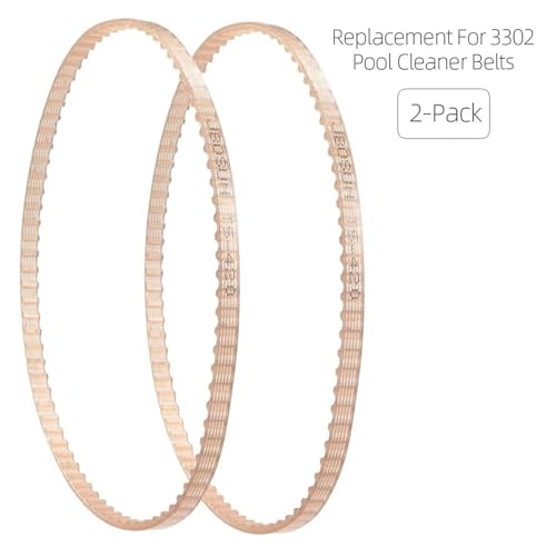 Correas de transmisión para limpiafondos con máxima tracción dentada pack de 2 repuestos 3302 4