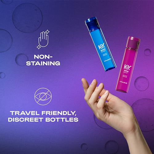 Image of K-Y Yours & Mine Couples Lubricant, Sensorial Personal Lube, 2 x 1.5 FL OZ
