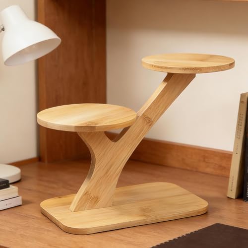 Support de plante en bois compact pour casser le manque d'espace intérieur - 4