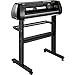 VEVOR Vinyl Cutter, 28inch Vinyl Cutter Plotter with Stand, Adjustable Speed Force for Sign Making Vinyl Plotter, SignMaster Software Vinyl Tape Tools Vinyl Printer Available with COM/USB/Bluetooth