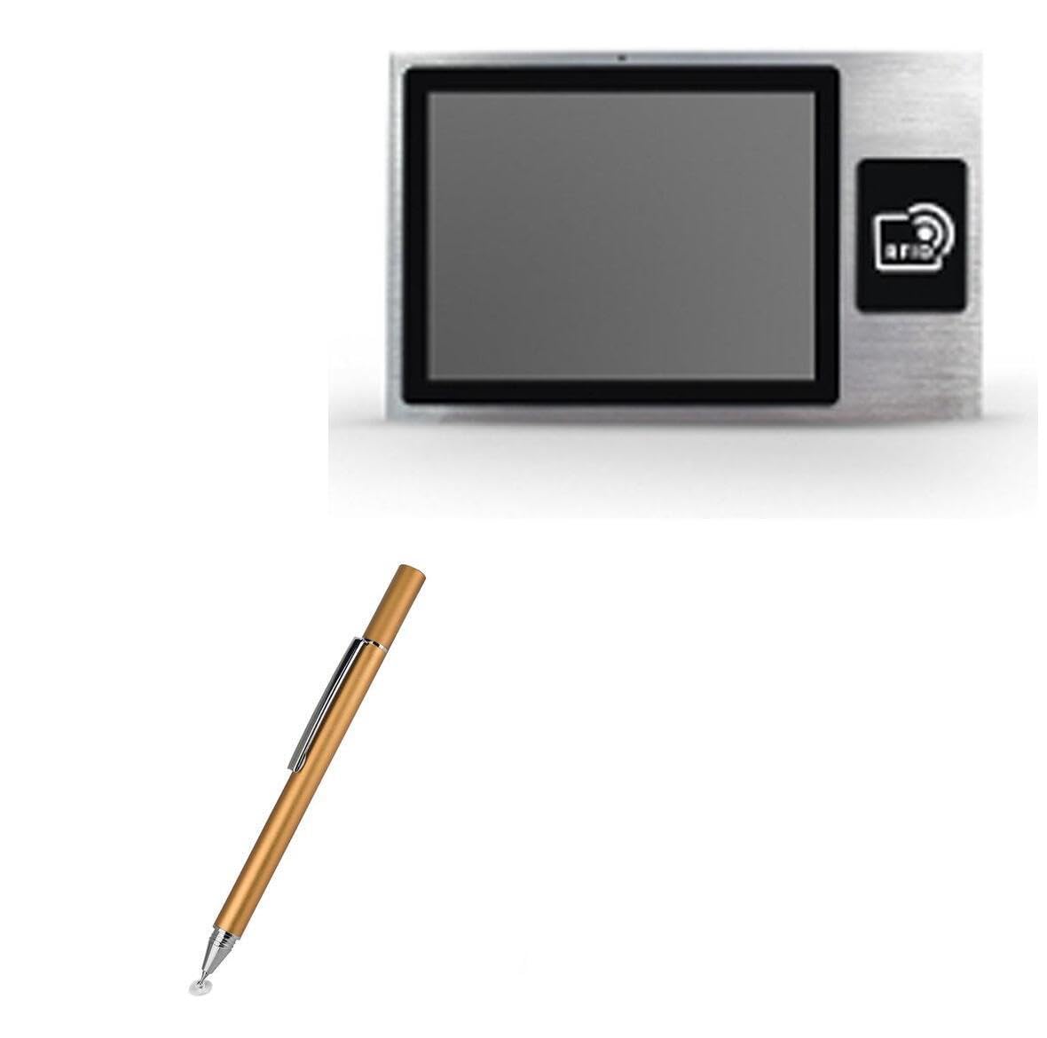 BoxWave Stylus Pen Compatible with Geekland GK-INNOD-NFC-13 (13 in) - FineTouch Capacitive Stylus, Super Precise Stylus Pen - Champagne Gold