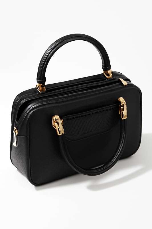 Image of Havilah Women Hand Bag Shoulder Handle Bags Large Capacity Genuine Leather Hand Bags For Women Black