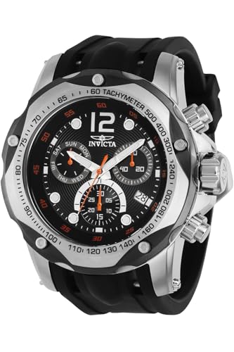 Invicta Men's Speedway 51mm Silicone Quartz Watch, Black (Model: 39727)
