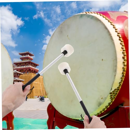 2 Baquetas para Percusión con Mango de Acero y Cabeza de Fieltro miniatura 5