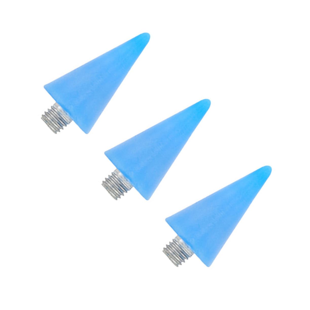 VICASKY 3pcs Diy Nail Art Tools Acrylic Dotting Pen Tip Drill Bit Wax Head for Manicure Pen