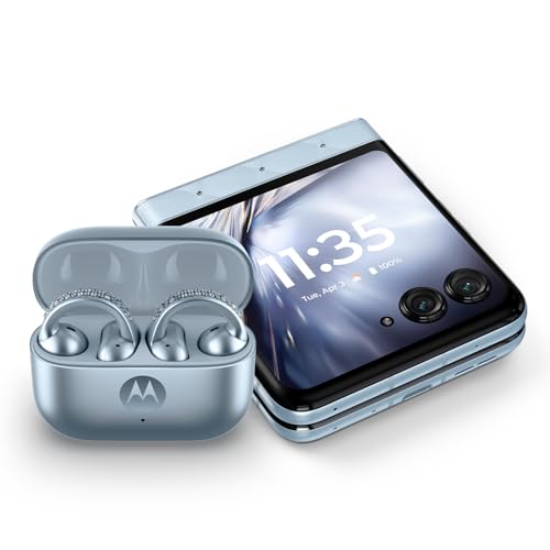 Motorola razr – 2025 and Moto Buds Loop with Crystals by Swarovski3
