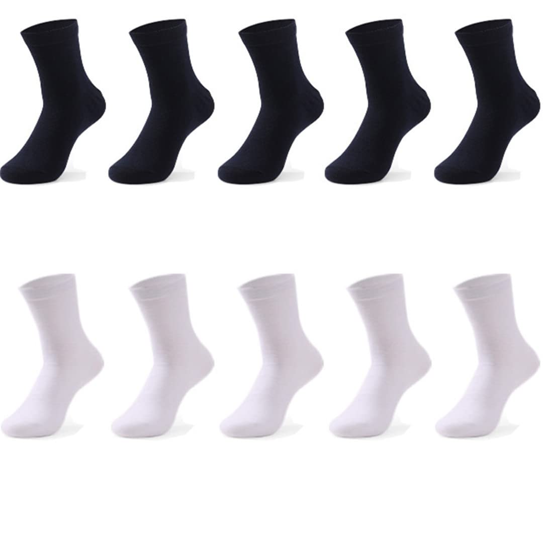 Calcetines de algodón para hombre negro negocios suave transpirable invierno masculino calcetines largos más tamaño